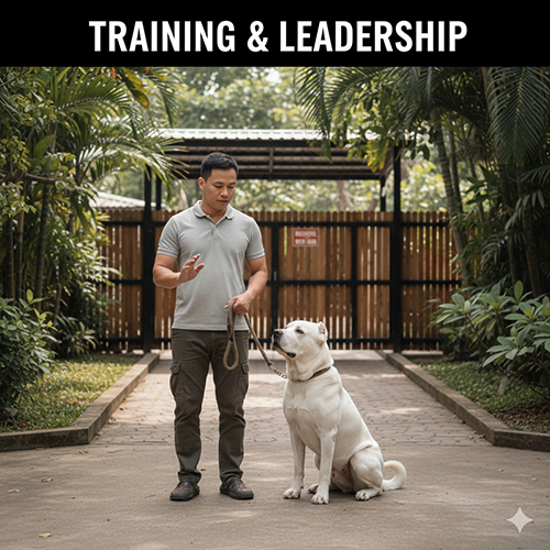 Huấn luyện chó Alabai với vai trò thủ lĩnh bình tĩnh và các lệnh kiểm soát cơ bản