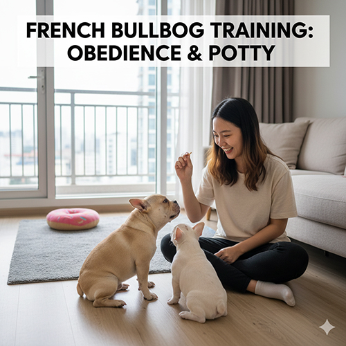 Hướng dẫn huấn luyện chó Bull Pháp nghe lời và đi vệ sinh đúng chỗ trong căn hộ