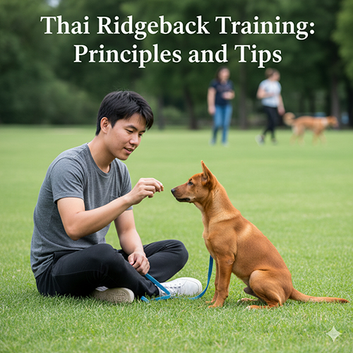 Huấn luyện chó Xoáy Thái ngồi nghe lệnh ngoài trời cùng chủ