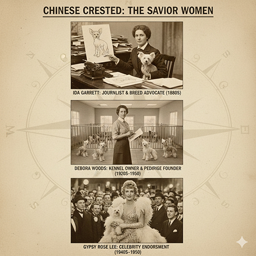 Ida Garrett và Debora Woods – hai người phụ nữ góp phần bảo tồn giống chó có mào Chinese Crested