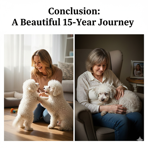 Kết luận hành trình nuôi chó Bichon Frise gắn bó cùng gia đình qua nhiều năm