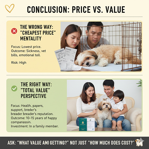 ket luan gia cho shih tzu price vs value so sanh mua re va gia tri thuc nhan duoc