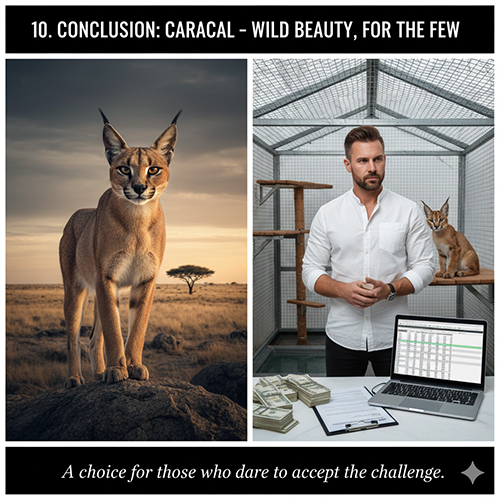 Mèo Caracal trong môi trường hoang dã và khu nuôi kiểm soát, thể hiện hai mặt của vẻ đẹp và trách nhiệm