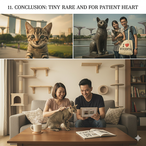 Mèo Singapura trong đời sống gia đình và hình ảnh biểu tượng Kucinta tại Singapore