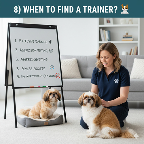 Khi nào nên tìm người huấn luyện cho chó Bắc Kinh lai Nhật