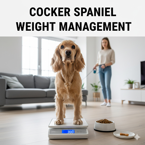 Kiểm soát cân nặng cho chó Cocker Spaniel để phòng béo phì và bảo vệ sức khỏe