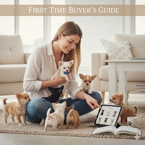 Lần đầu mua chó Chihuahua con cho người mới nuôi trong căn hộ