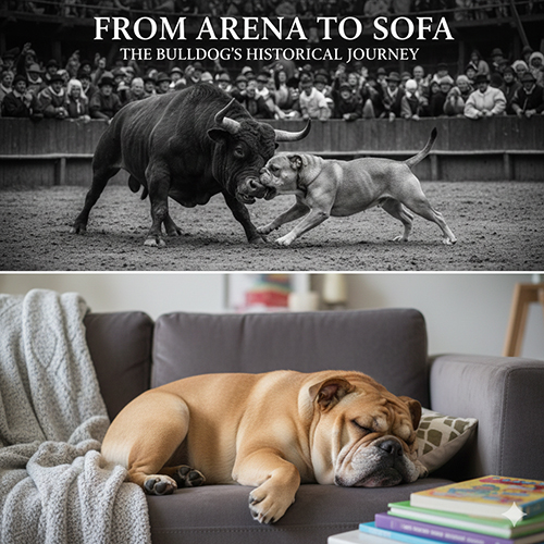 Lịch sử Bulldog Anh từ thời đấu bò tới hình ảnh thú cưng hiền hòa trong gia đình