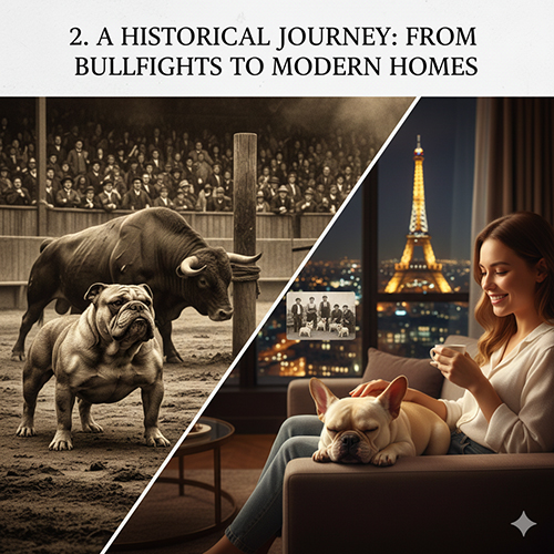 Lịch sử giống chó Bull Pháp từ đấu bò đến cuộc sống hiện đại