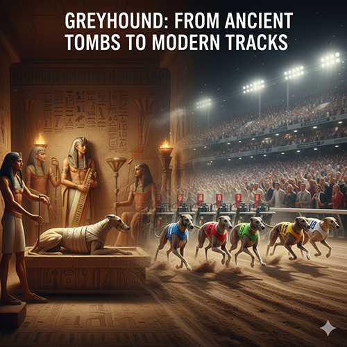 Lịch sử chó Greyhound từ thời Ai Cập cổ đại đến các đường đua hiện đại
