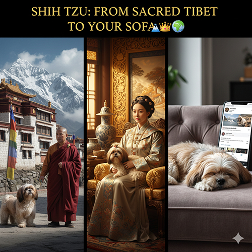 Hành trình lịch sử chó Shih Tzu từ Tây Tạng linh thiêng đến cuộc sống hiện đại