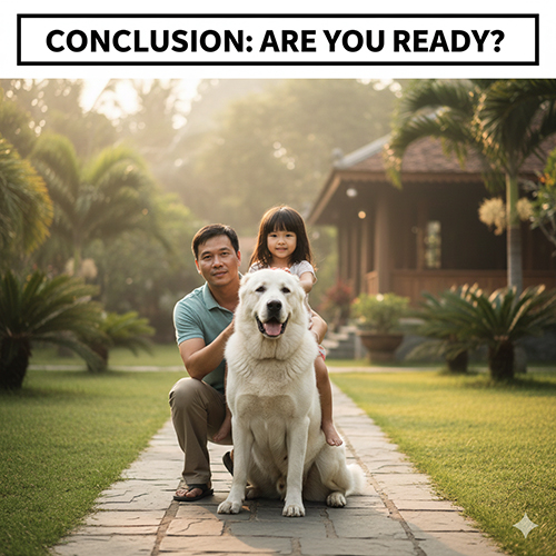 Lời kết về cách nuôi chó Alabai phù hợp với gia đình và môi trường sống tại Việt Nam