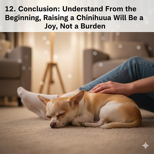 Lời kết về cách nuôi chó Chihuahua khỏe mạnh và ít bệnh