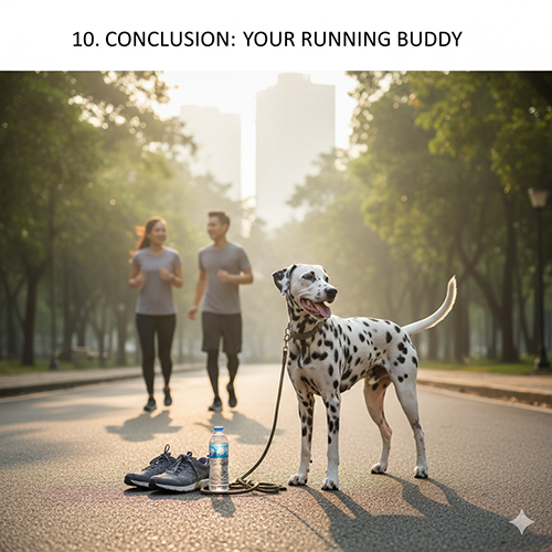 Nuôi đúng cách để chó Đốm Dalmatian trở thành bạn chạy bộ thân thiết