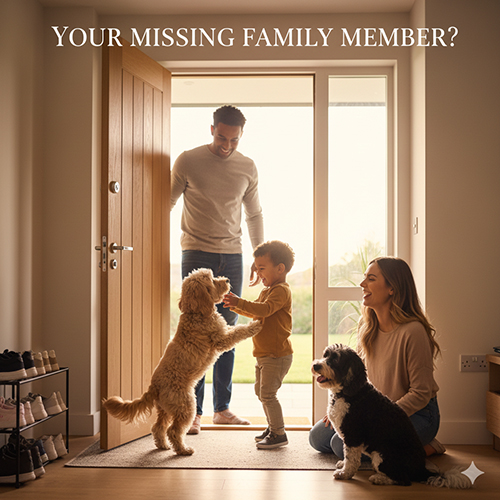 Chó Cocker lai Poodle Cockapoo quấn quýt bên gia đình, mang lại cảm giác ấm áp và gắn kết