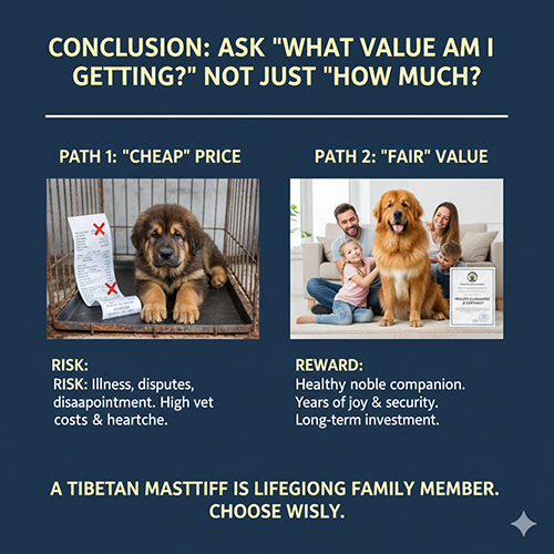 Lời kết về giá chó Ngao Tây Tạng và giá trị thực sự khi lựa chọn