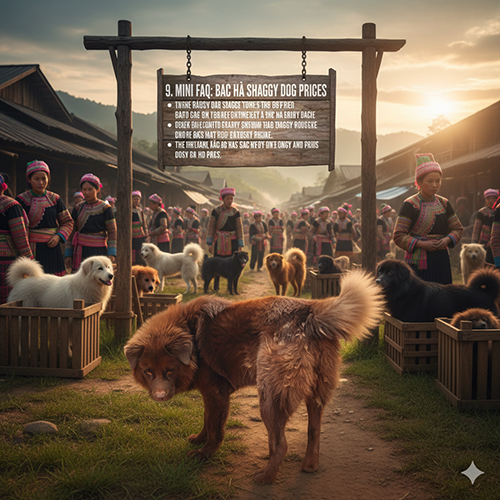 Mini FAQ giải đáp nhanh các câu hỏi thường gặp về giá chó Bắc Hà xù