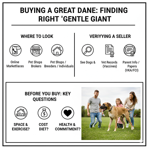 Hướng dẫn mua chó Great Dane thuần chủng và cách chọn nơi bán uy tín