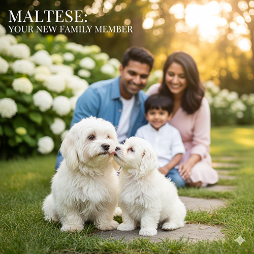Mua bán chó Maltese uy tín, chó Maltese nuôi trong gia đình