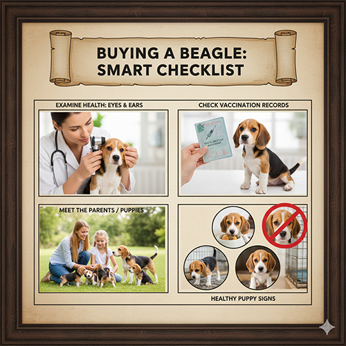 Mua Beagle – checklist thông minh để chọn đúng chó khỏe mạnh