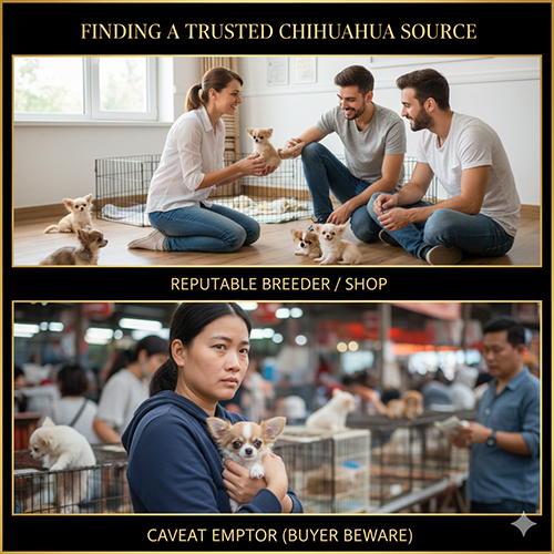 Gợi ý nơi mua Chihuahua uy tín và cảnh báo rủi ro khi mua ở nguồn kém chất lượng
