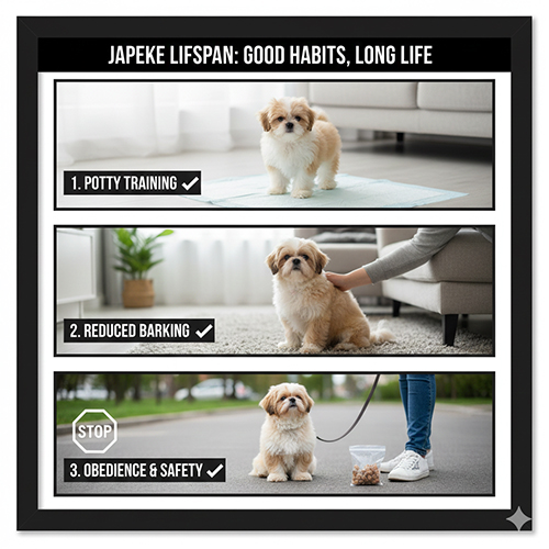 Nếp sống và thói quen sinh hoạt ảnh hưởng đến tuổi thọ chó Bắc Kinh lai Nhật