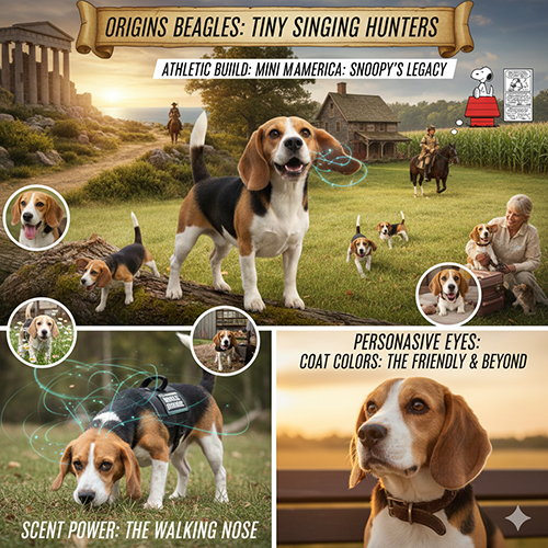 Nguồn gốc chó Beagle – hành trình săn bắn cổ xưa qua đồng cỏ châu Âu
