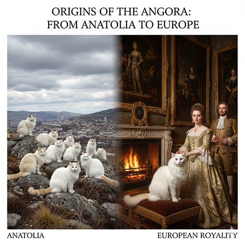 Nguồn gốc mèo Angora từ vùng Anatolia Thổ Nhĩ Kỳ đến giới quý tộc châu Âu