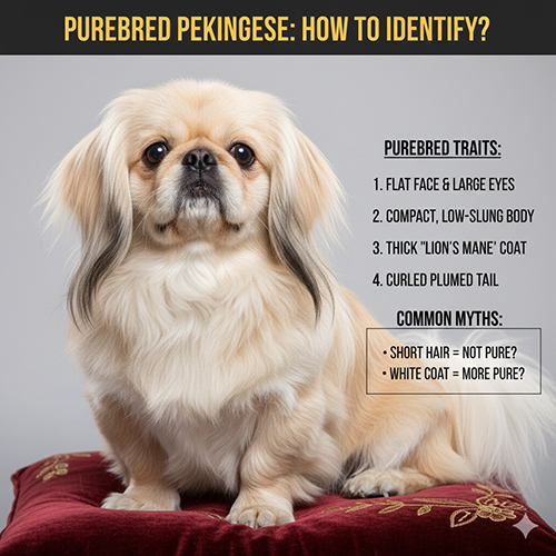 cách nhận biết chó Bắc Kinh Pekingese thuần chủng qua ngoại hình