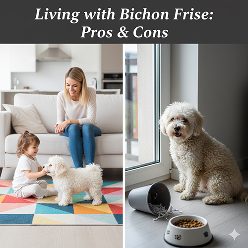 Nuôi chó Bichon Frise trong gia đình: ưu điểm và nhược điểm khi sống chung
