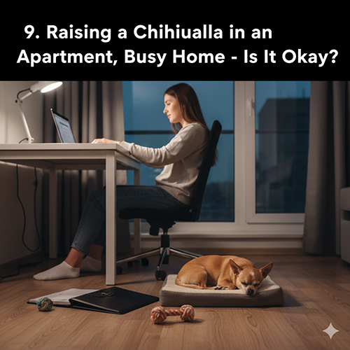 Nuôi chó Chihuahua trong chung cư khi chủ bận rộn có ổn không