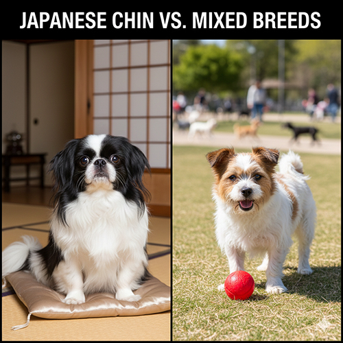 So sánh chó Nhật Japanese Chin thuần chủng và chó lai Nhật với ngoại hình và đặc điểm khác nhau