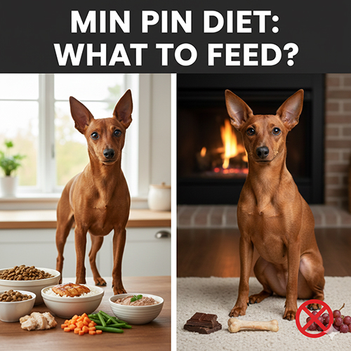Chó Phốc hươu ăn gì và những loại thức ăn nên hoặc không nên cho Min Pin.