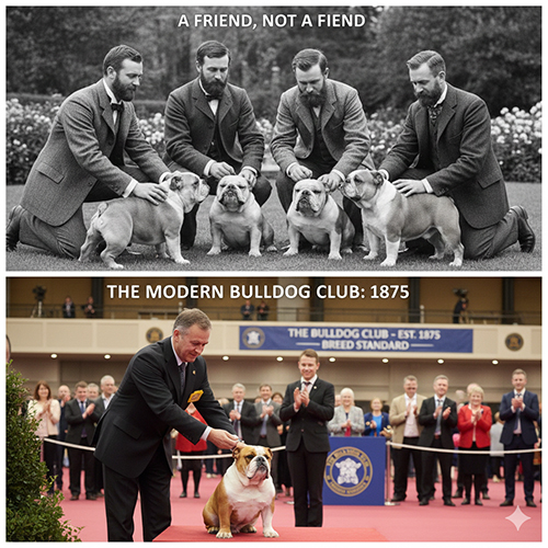 Quá trình tái thiết kế Bulldog Anh từ chó đấu sang chó đồng hành gia đình