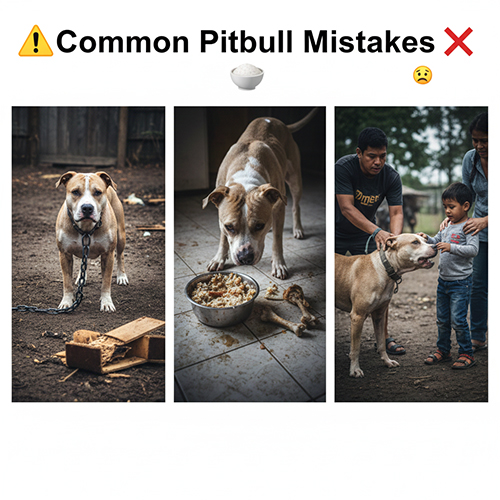 Những sai lầm phổ biến khi nuôi chó Pitbull tại Việt Nam cần tránh