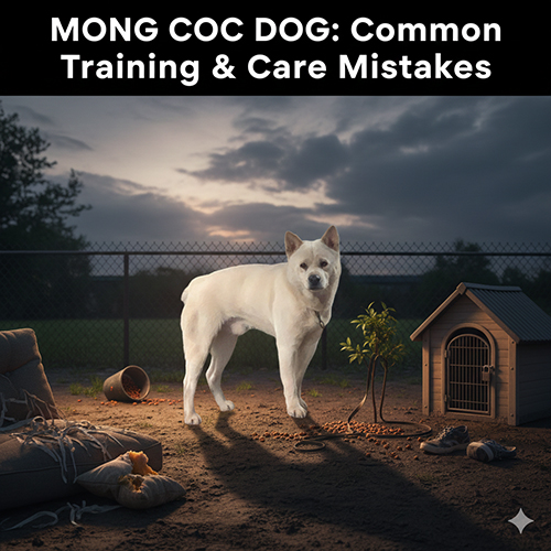 Những sai lầm thường gặp khi nuôi và huấn luyện chó Mông Cộc