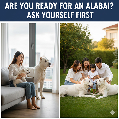 Cân nhắc điều kiện sống trước khi quyết định nuôi chó Alabai