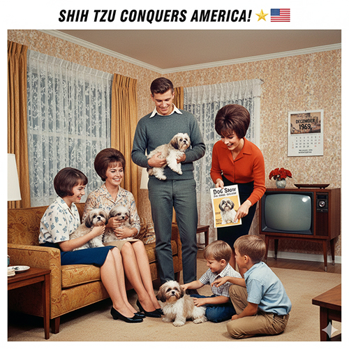 Hành trình Shih Tzu đến Mỹ và trở thành giống chó cảnh nổi tiếng
