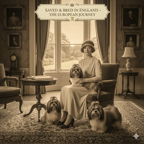 Shih Tzu được cứu và nhân giống tại Anh trong hành trình tái sinh ở châu Âu