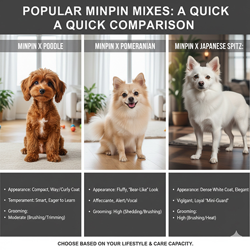 So sánh nhanh chó Phốc hươu lai Poodle, Phốc sóc và chó Nhật qua ngoại hình và chăm sóc