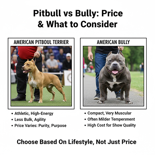 So sánh Pitbull và American Bully về đặc điểm và mặt bằng giá