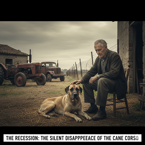 Giai đoạn suy thoái của chó Ngao Ý Cane Corso khi cơ giới hóa nông nghiệp