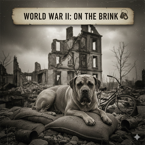 Chó Ngao Pháp Dogue de Bordeaux trong bối cảnh Thế chiến II, khi giống chó đứng trước nguy cơ tuyệt chủng