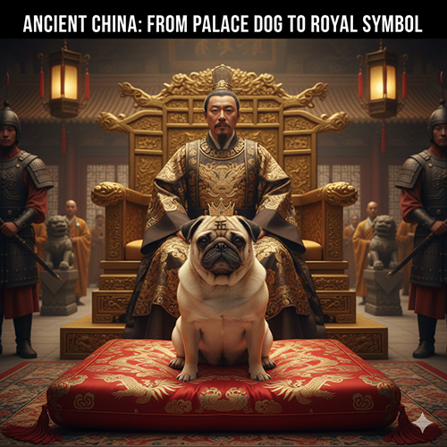 Chó Pug thời cổ đại Trung Quốc – từ chó cung đình đến biểu tượng hoàng gia