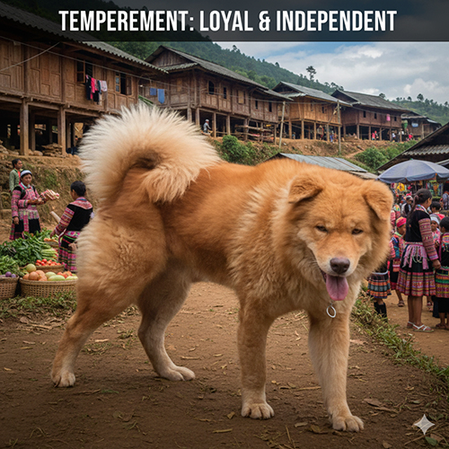 Tính cách chó Bắc Hà thông minh, độc lập và trung thành trong đời sống bản làng
