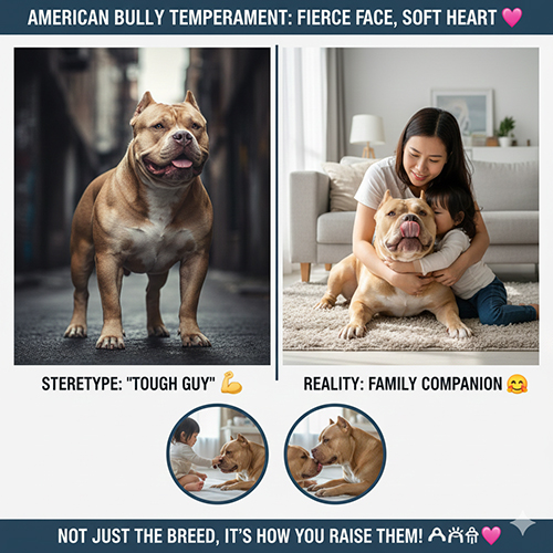 Tính cách chó Bully – mặt dữ nhưng trái tim hiền hòa
