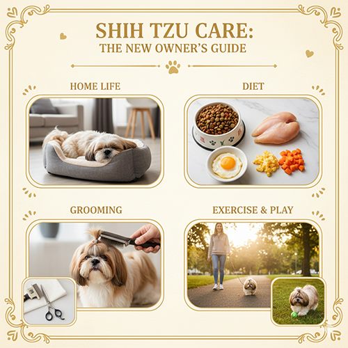 Tổng quan cách nuôi chó Shih Tzu cho người mới bắt đầu