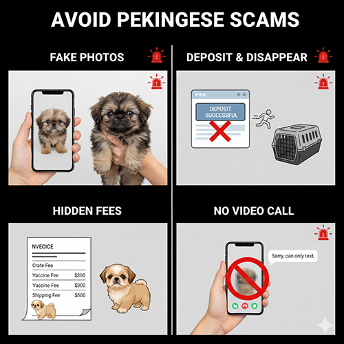 Các hình thức lừa đảo phổ biến khi mua bán chó Bắc Kinh và cách phòng tránh