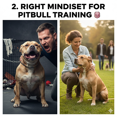 So sánh tư duy sai và đúng khi huấn luyện chó Pitbull trong môi trường thực tế