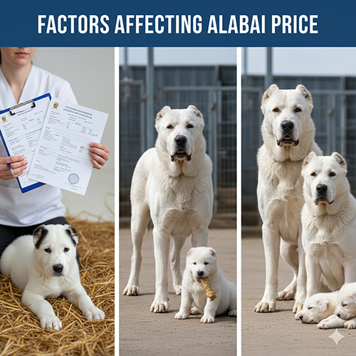 Những yếu tố ảnh hưởng trực tiếp tới giá chó Alabai tại Việt Nam